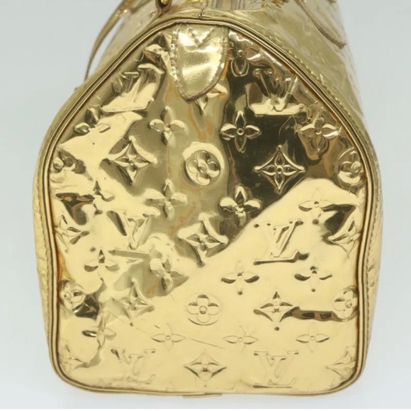 Louis Vuitton Gold Speedy 30 Monogram Mirror - Picture 3 of 10